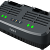 Stiga c 215 d | caricatore doppio per 2 batterie - 271020100 21