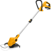Stiga gt 100e accu bosmaaier | 1 serie | 0,15 kw | koolborstels | 25 cm | telescopisch | enkele draad | exclusief accu en lader - 271100008 st1
