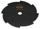 Stihl accessories grass cutting blade | 8 cutting edges | 230mm - 40017133803