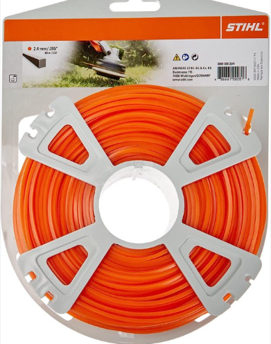 Stihl accessoires vierkant maaidraad op rol | ø 2,4 mm x 83,0 m - 00009302641