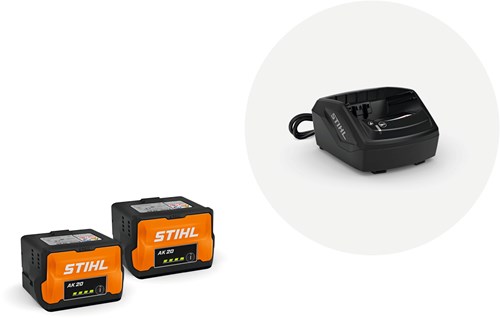 Starter set accumulatore Stihl ak 20 plus - 45200075903
