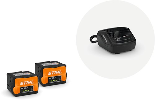 Starter set accumulatore Stihl ak 30 s plus - 45200075904