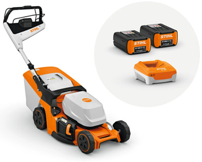 Cortacésped a batería Stihl Rma 448.3 PV set | incluido 2x batería ap 300s + cargador al301 - wa412000010