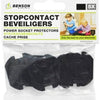 Enzo stopcontactbeveiliger universeel zwart zak(5) - 9976520