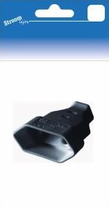 Contador Streamline enchufe baja corriente negro 6641510