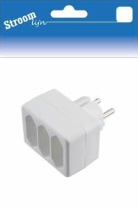 Spina Streamline a tre vie euro bianco 6675902