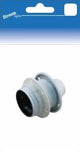 Portalampada Streamline e27 bianco con collare e ghiera 6643002