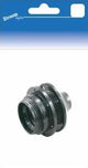 Portalampada Streamline e27 nero con collare e ghiera 6643000