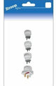 Set da viaggio Streamline 4 pezzi modello tower universale 6654025