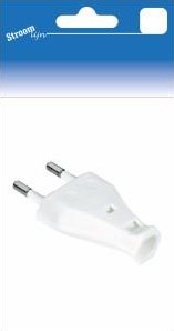 Enchufe línea eléctrica baja corriente blanco 6640220
