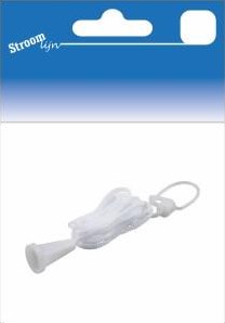 Cordón aerodinámico con botón blanco 190 cm 6641460