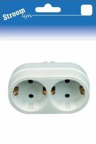 Enchufe Streamline de dos vías con ra horizontal. 6675903