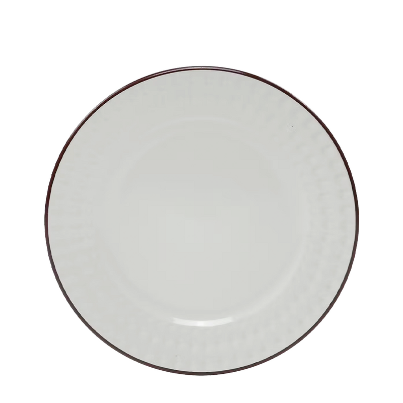 Studio tavola piatto colazione roma bianco ø20cm