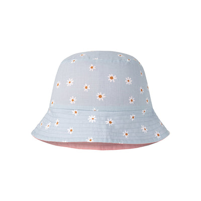 Flor de margarita | Sombrero de sol reversible con multicolor reversible