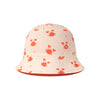 Crabby | Cappello da sole reversibile UV rosso beige