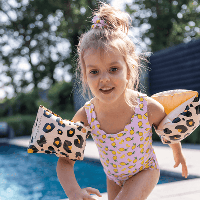 Safari chique | beige zwembandjes 2-6 jaar