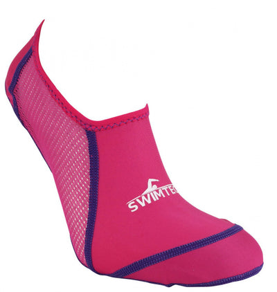 Swimtech Swimming Socks Junior Polyester Pink Times 28 31