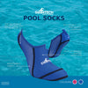 Swimtech Swim Socks Junior Polyester Blue Size 28 31