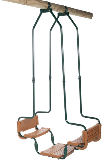 Swinging Duo Swing 250 270 cm de acero verde natural