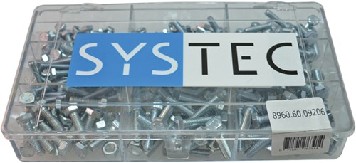 Systec caja surtida grifo 9 compartimentos perno vz + tuerca din933 934 - 8960.60.09206