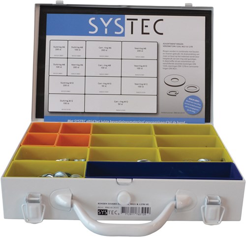 Systec assortimentskoffer ringen vz divers din125a 9021 127b - 8960.60.30101