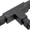 Pieza en T izquierda fija 90° para. carril trifásico negro - 5050055