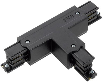 Enzo t-stuk rechts vast 90gr tbv. rail 3-fasen zwart - 5050065