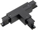 Raccordo a T destro fisso 90° per. binario trifase nero - 5050065