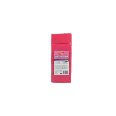 Multy estropajos antirayaduras 10uds rosa