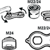 Cornat set eco aireadores m22+m24+llave - t307101