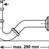 Cornat bidé sifón latón ch 1 1 4 215 - t317503