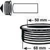 Reducción de pezón de goma Cornat 68mm -> 50mm - t3185016