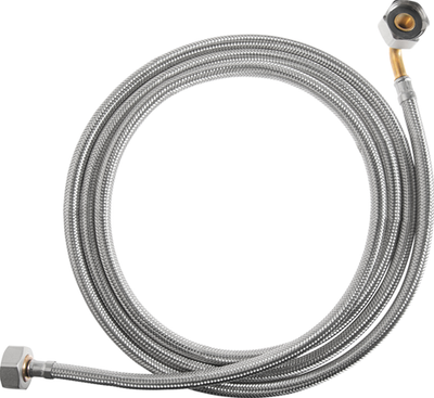 Tubo di alimentazione lavatrice Cornat 2m50 in acciaio inossidabile - t357216