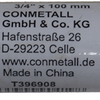 Cornat messing ms buisnippel mm 3 4 100mm - t396908