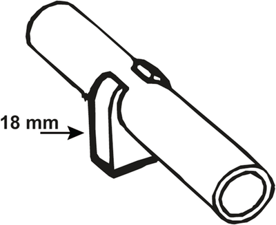 Tubo in rame Cornat a clip singola 18 mm (6 pezzi) - t560304