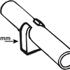 Tubo in rame Cornat a clip singola 18 mm (6 pezzi) - t560304