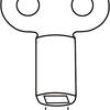 Llave de purga Cornat cuadrada de 5 mm - t592999