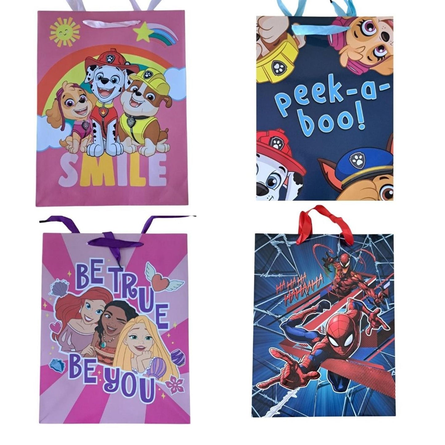 Geschenktas papier kinderen 34x26x12cm