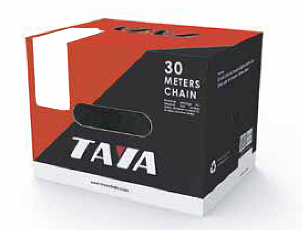 Taya Octo Necklace 7 Black d'argento a 8 velocità. 30 metri sul rullo, interruttori di connessione inclusa