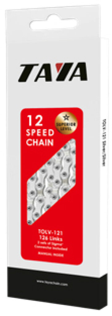 Taya ketting tolv-121 1 2x5 64x126, 12 speed, zilver