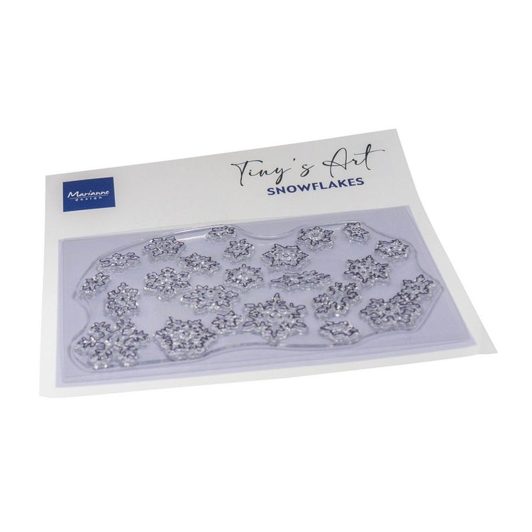 Design Marianne • timbri trasparenti tiny's art snowflakes