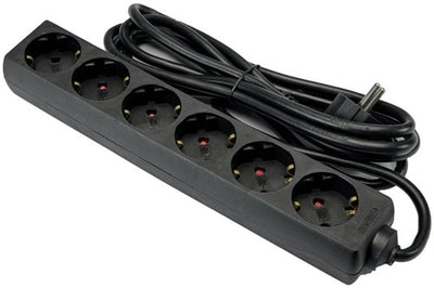 Cavo Tcd ra 6 vie 1,5 m nero - 6672630