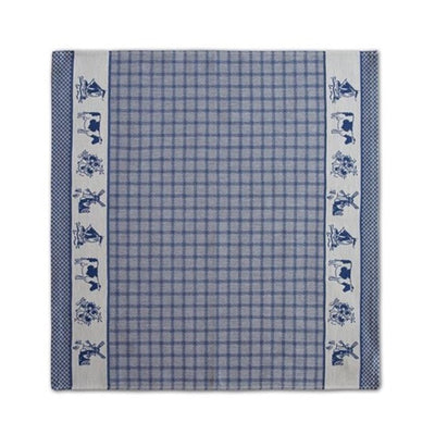Ddddd theedoek dutchie blauw 60x65cm 6st