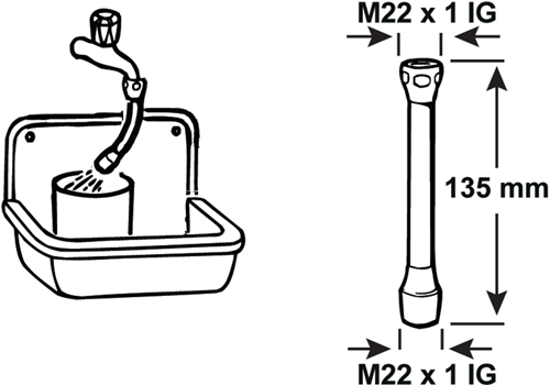 Regulador económico manguera cornat m22vxm22v ch - tec307597