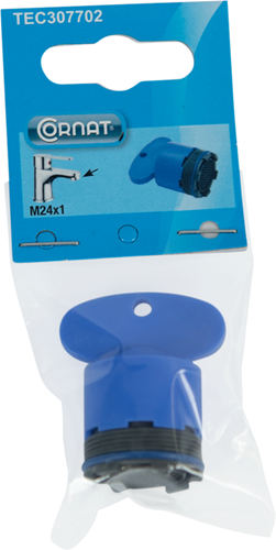 Aireador cornat con llave m24 PVC - tec307702
