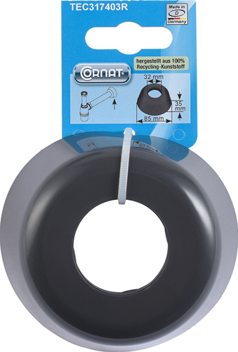 Cornat rosetta 32x70mm misura sifone in plastica - tec317403r