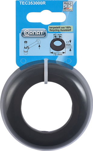 Roseta Cornat tamaño sifón plástico 40x75mm - tec353000r