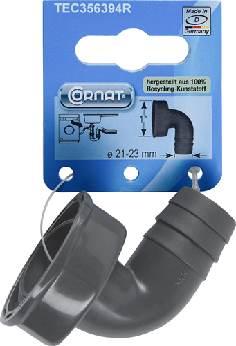 Conexión de esquina Cornat plástico 90° gr - tec356394r