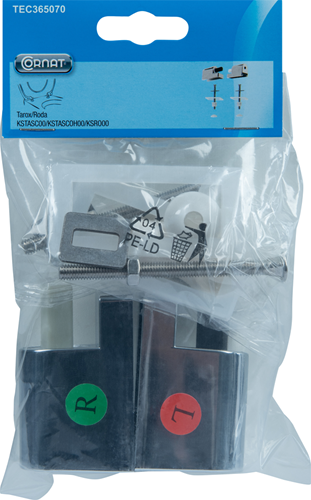 Juego de montaje de asiento de inodoro cornat tarox roda - tec365070