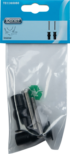 Juego de montaje universal para asiento de inodoro Cornat - tec365080